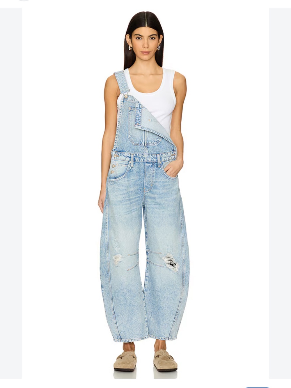 Free people good luck barrel overall
